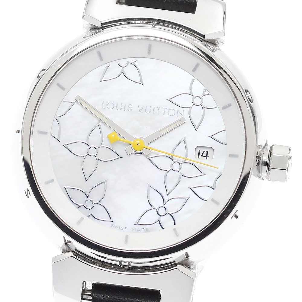 ルイ ヴィトン LOUIS VUITTON Q121C タンブール デイト クォーツ レディース_887414
