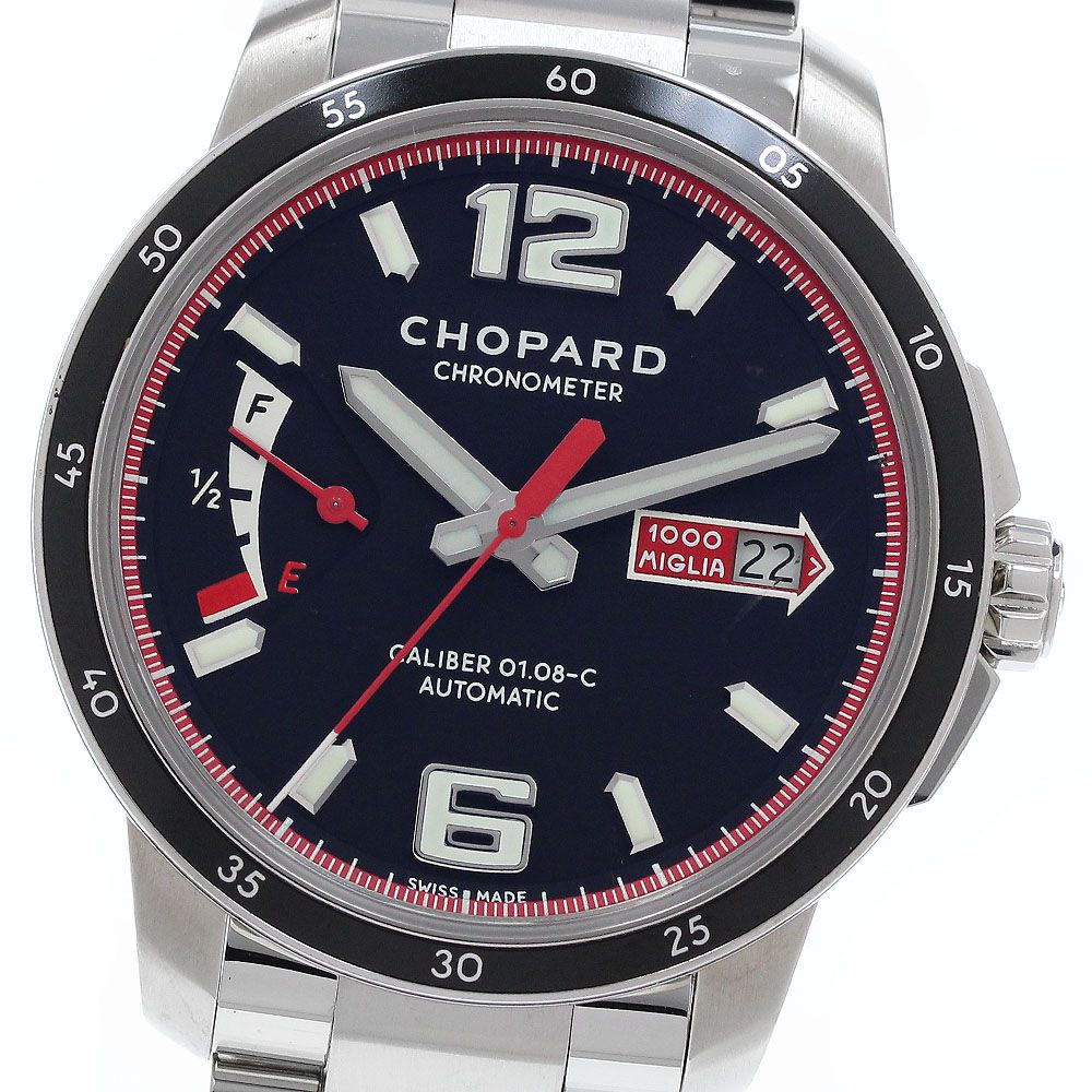 ショパール Chopard 8565 ミッレミリア GTS デイト 自動巻き メンズ 保証書付き_916298