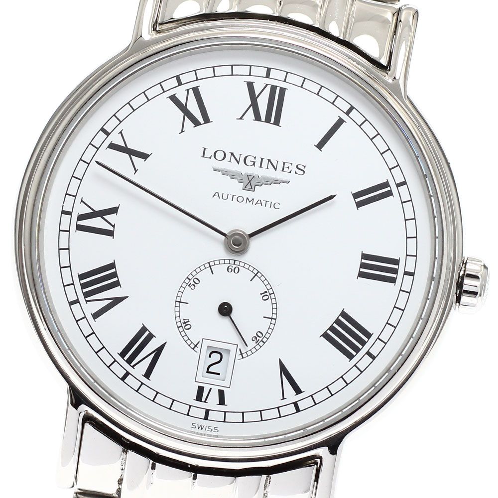 ロンジン LONGINES L4.805.4 プレゼンス デイト 自動巻き メンズ _920056