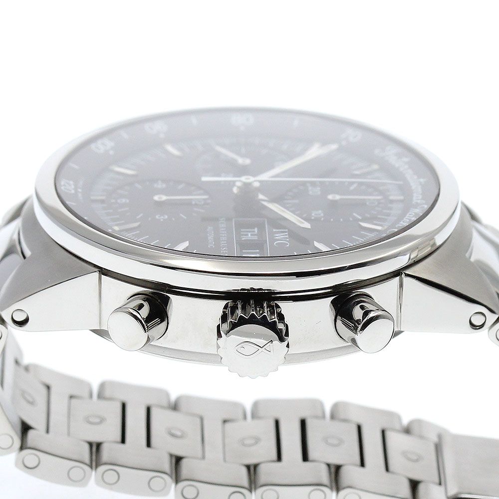  IWC IWC SCHAFFHAUSEN IW370708 GST クロノグラフ デイデイト 自動巻き メンズ 保証書付き_919536 カジュアルシャツ 自動巻き時計 腕時計(アナログ)