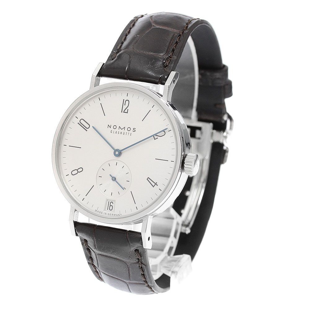  ノモス NOMOS タンゴマット スモールセコンド デイト 自動巻き メンズ保証書付き_918730 着回し力 自動巻き時計 腕時計(アナログ)
