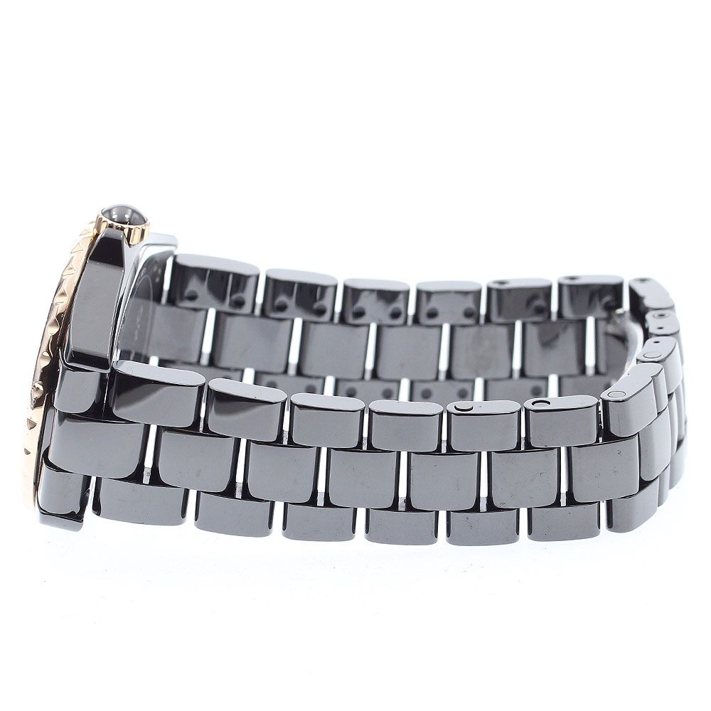 シャネル CHANEL H3838 J12 黒セラミック K18PGベゼル 自動巻き