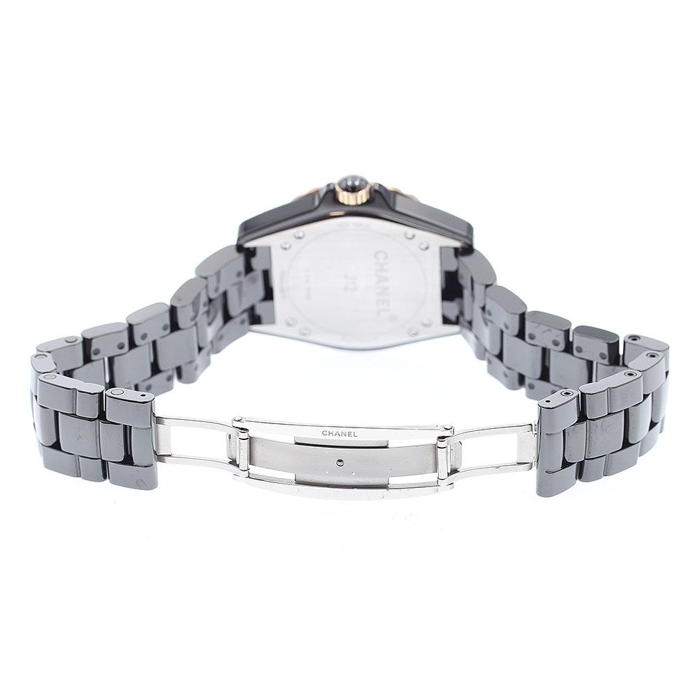 シャネル CHANEL H3838 J12 黒セラミック K18PGベゼル 自動巻き