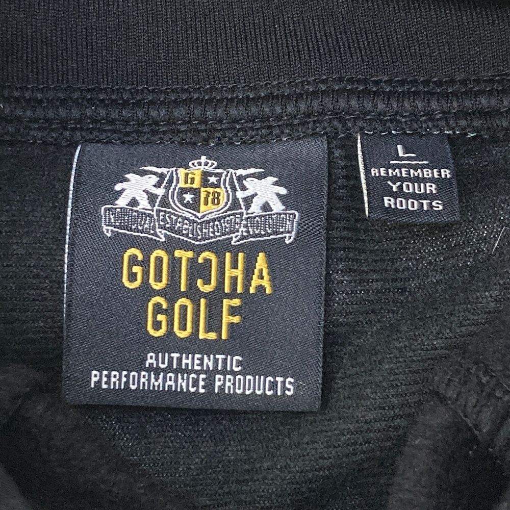 サイズ：L GOTCHA 割引 GOLF ガッチャゴルフ ハイネック 裏起毛 ダウン