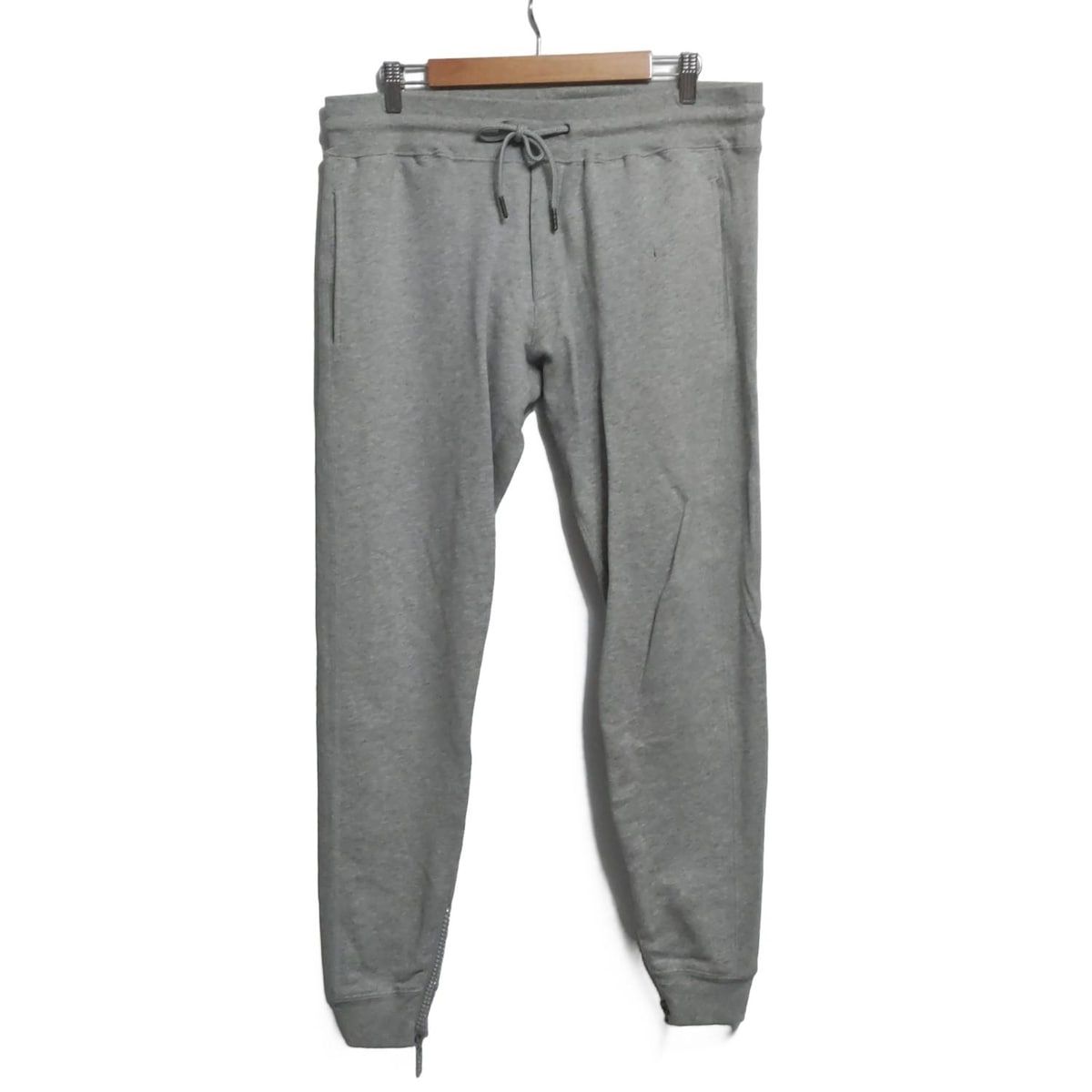 1 piu 1 uguale 3 ウノ ピュ ウノ ウグァーレ トレ パンツ サイズXL メンズ - グレー フルレングス ラインストーン ウエストゴム RELAX