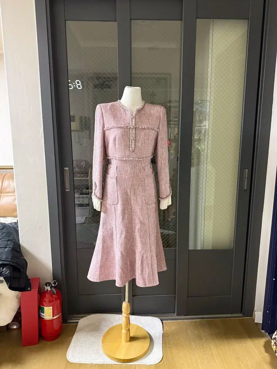 ミシャ ピンク ツイード ONE PIECE