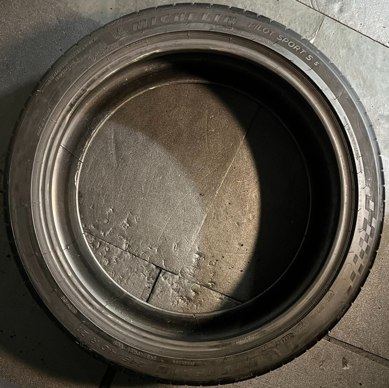  製 約9 1分山 ミシュラン パイロットスポーツ PILOT SPORT S 5 245 40 R 21 1本 h_691 21インチ サマータイヤ ノーマルタイヤ