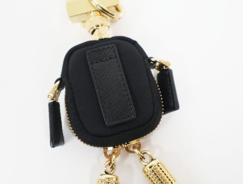  プラダ PRADA robot Re-Nylon キーチェーン チャーム 1 TR 105 バッグチャーム 上 小物 キーホルダー キーリング 小物