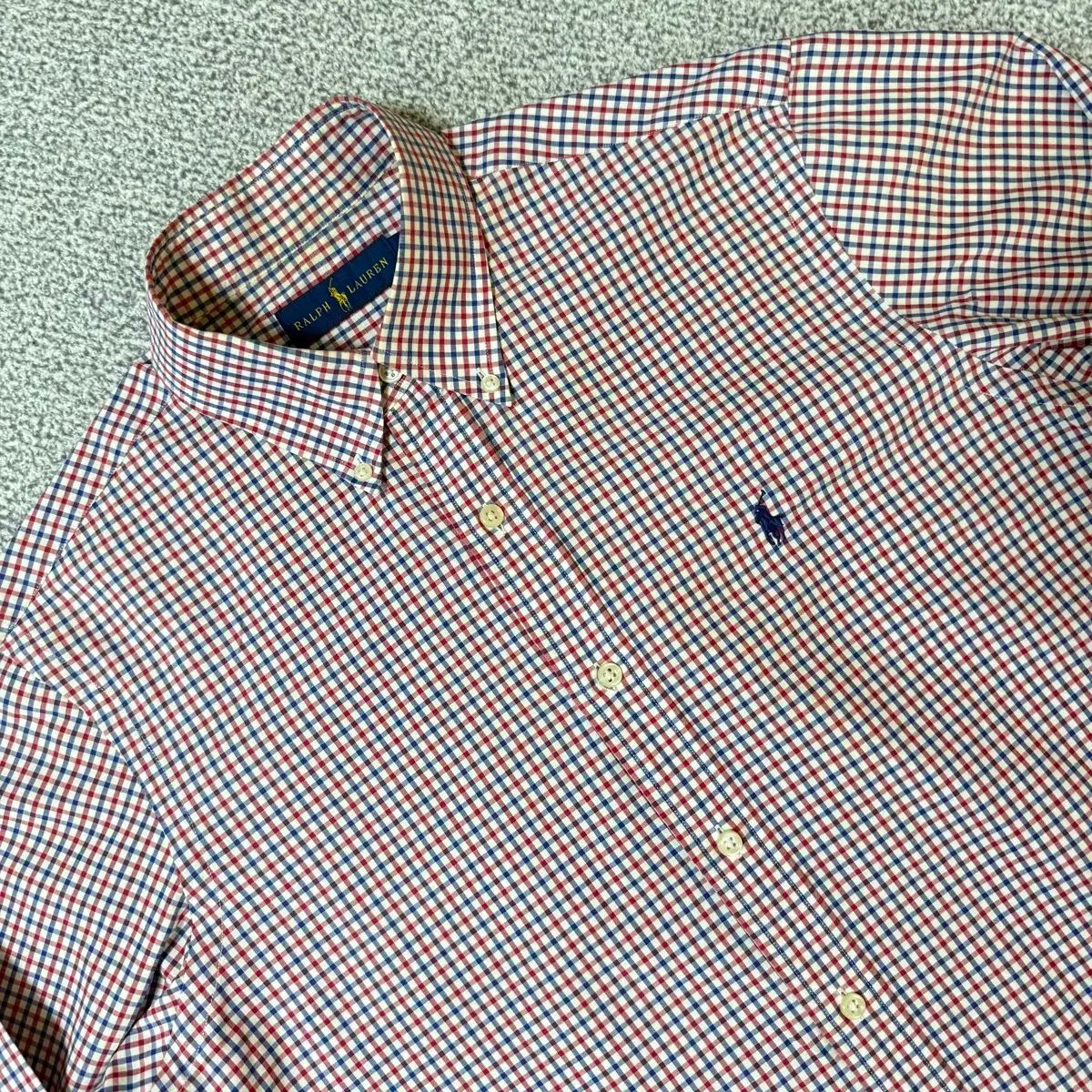 ポロラルフローレン チェック シャツ M