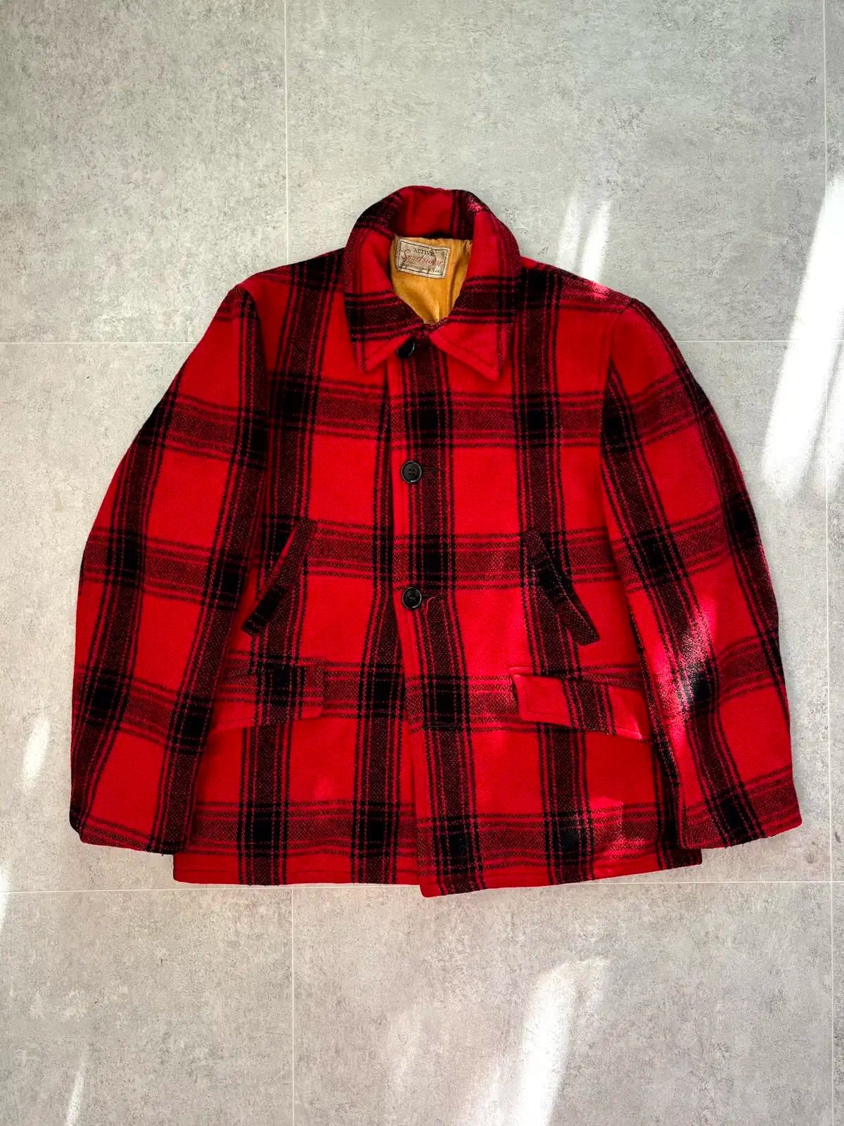 50 s Sears Active Sportswear ウール ハンティング ジャケット 100