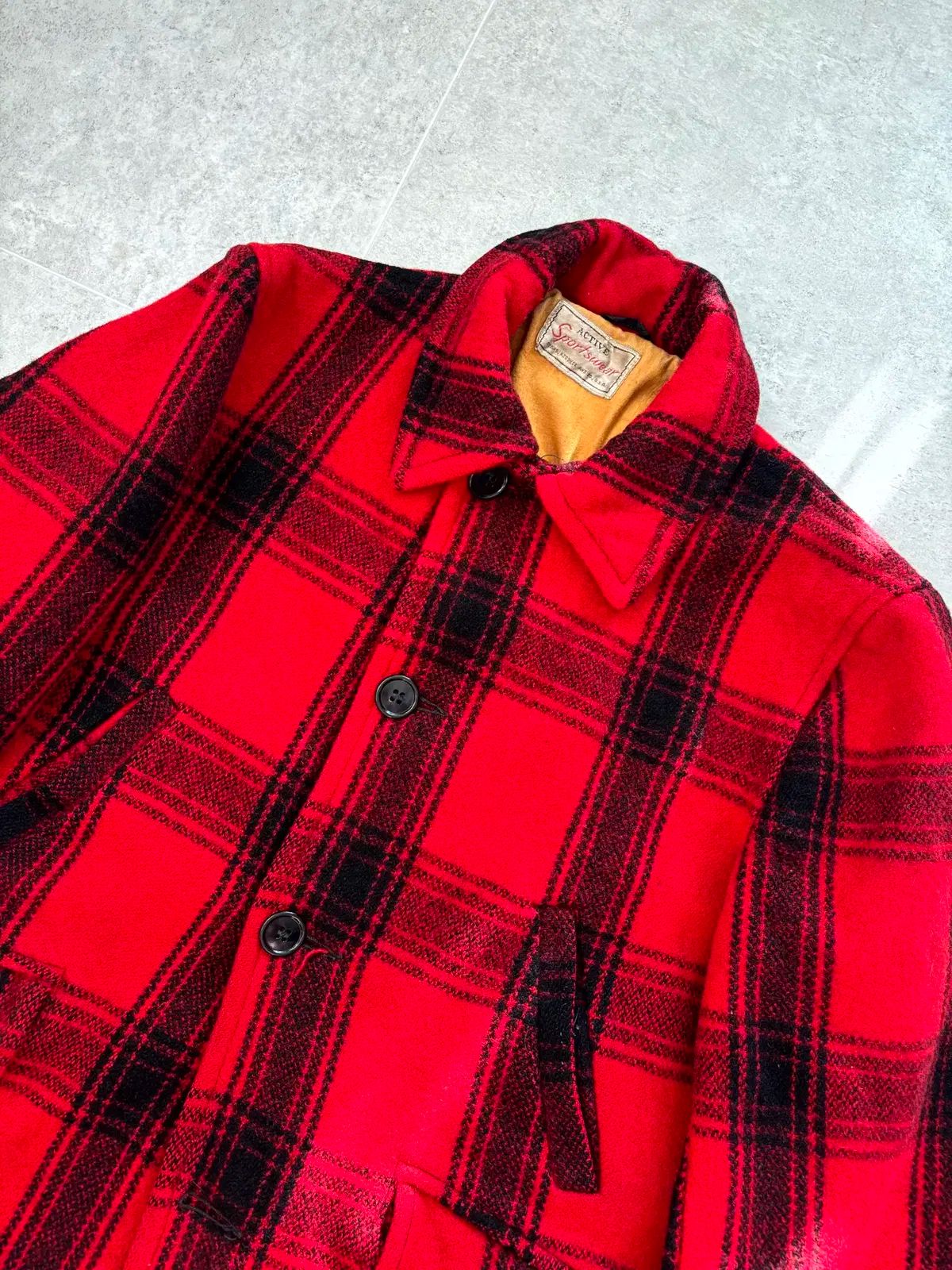 50 s Sears Active Sportswear ウール ハンティング ジャケット 100