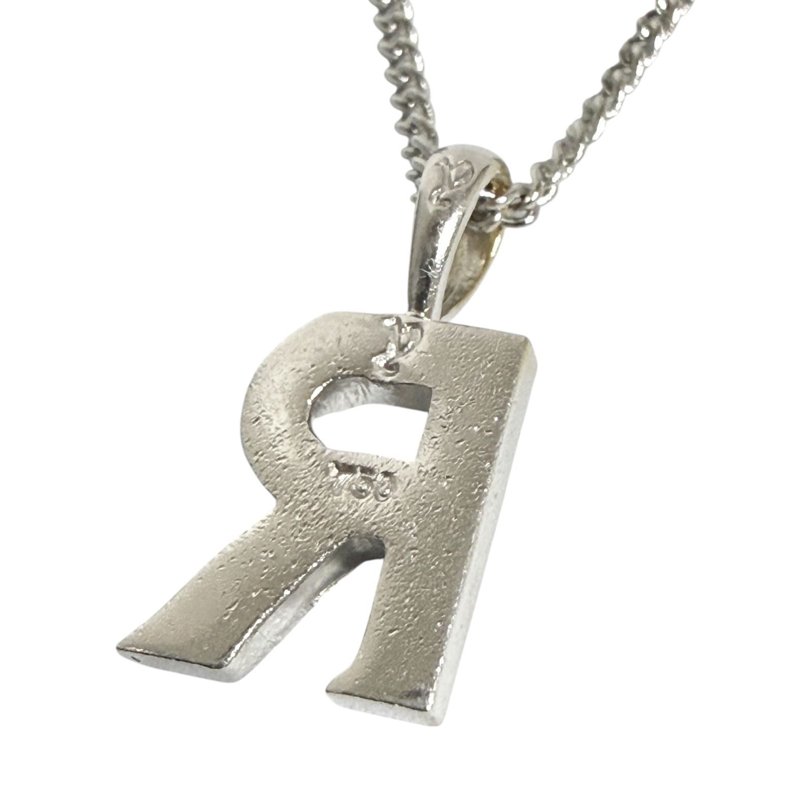 アイファニー ペンダント チャーム アルファベット R ダイヤ 社外チェーン