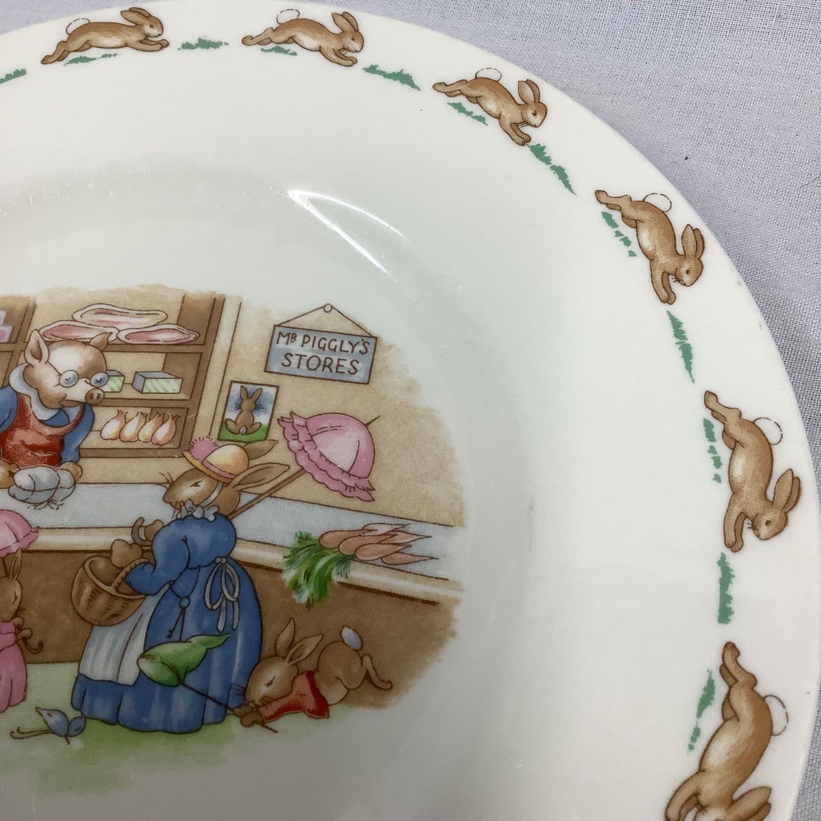 ヴィンテージ ロイヤルドルトン BUNNYKINSシリーズ プレート 2枚セット