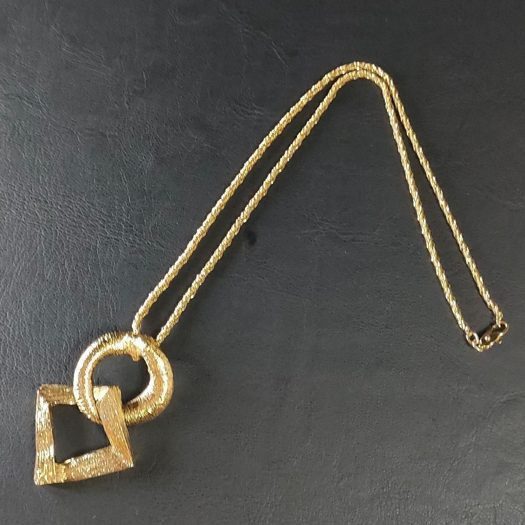 738-4 美品 Yves Saint Laurent イヴサンローラン YSLロゴ ネックレス