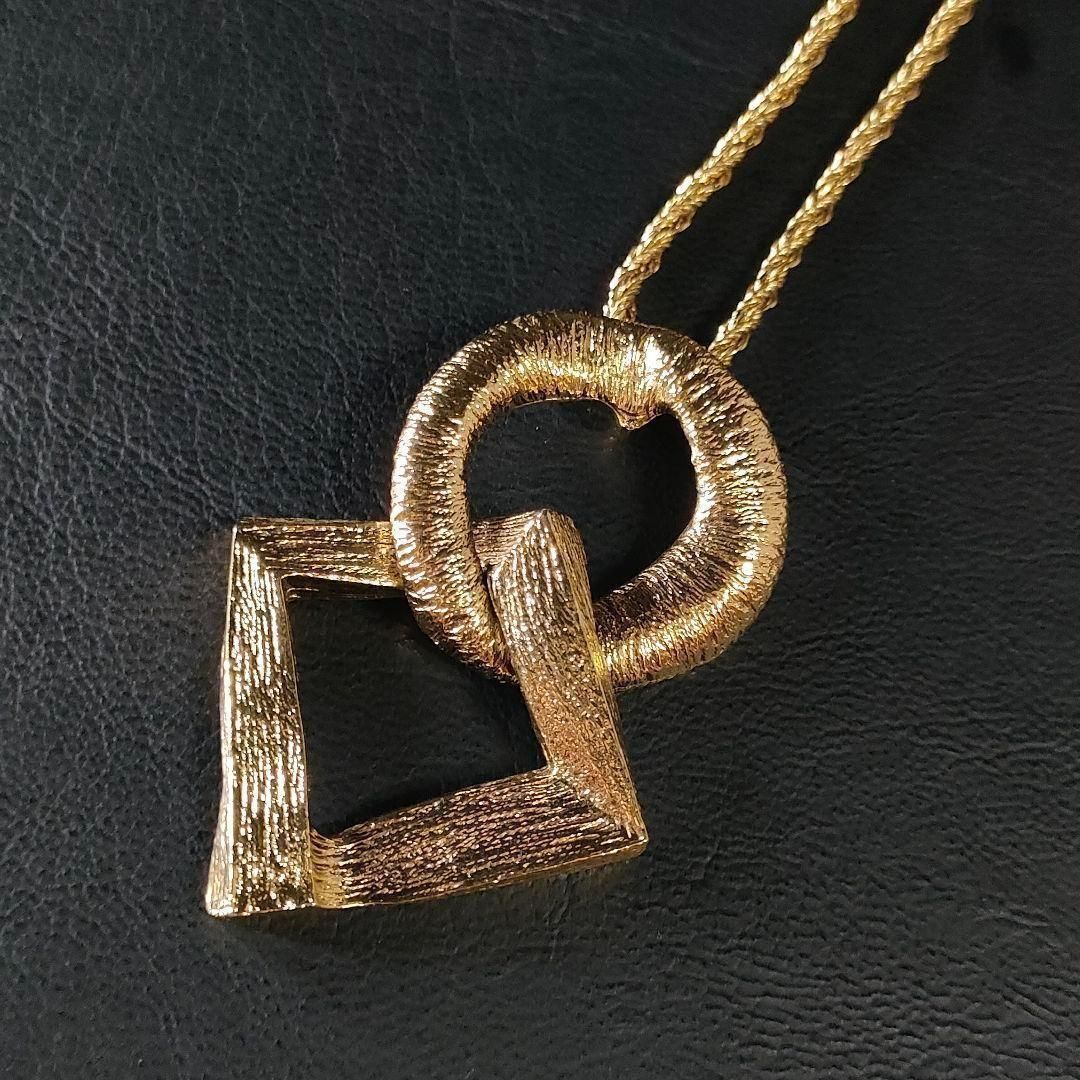 738-4 美品 Yves Saint Laurent イヴサンローラン YSLロゴ ネックレス