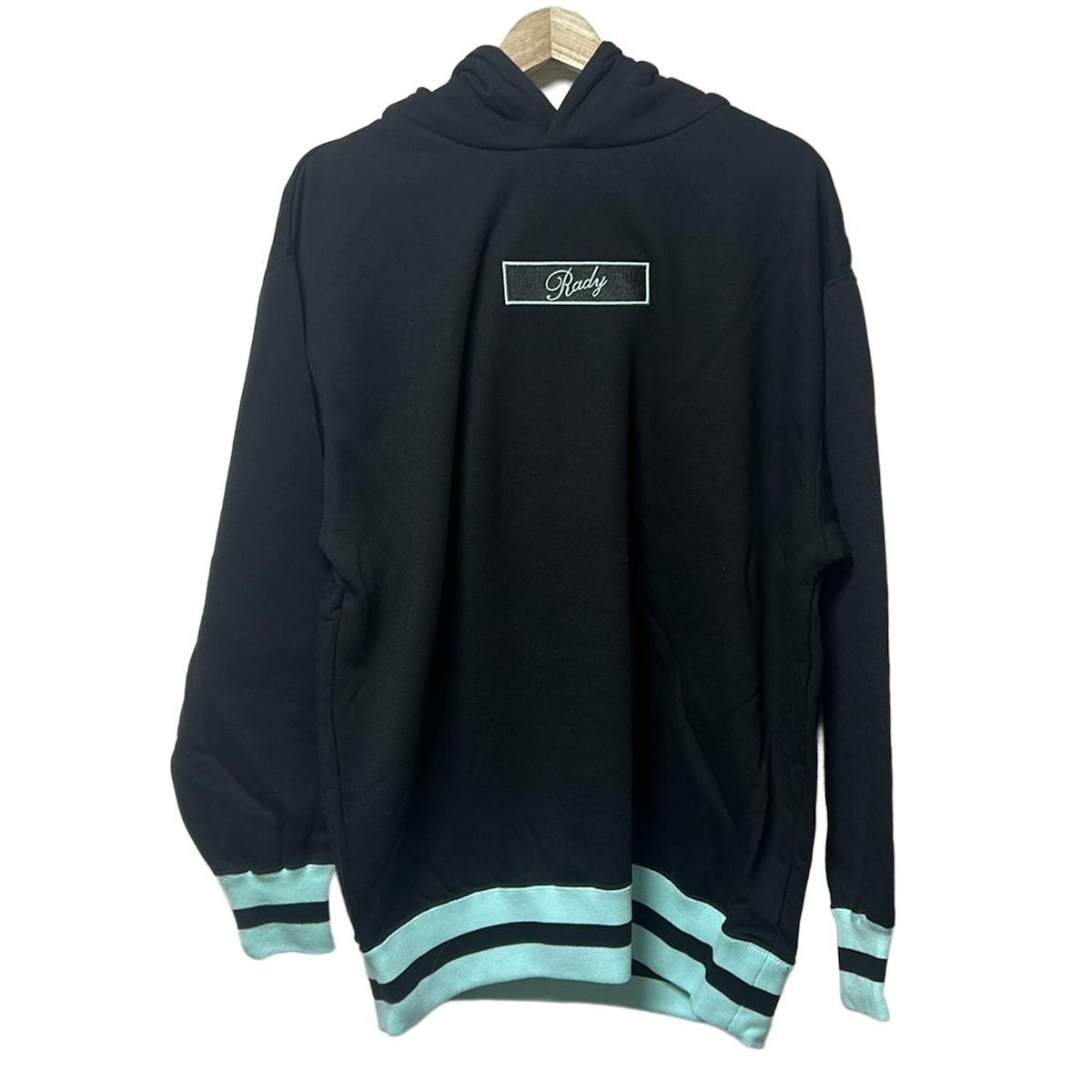 Rady レディ パーカー サイズM レディース - 黒×ライトグリーン 長袖