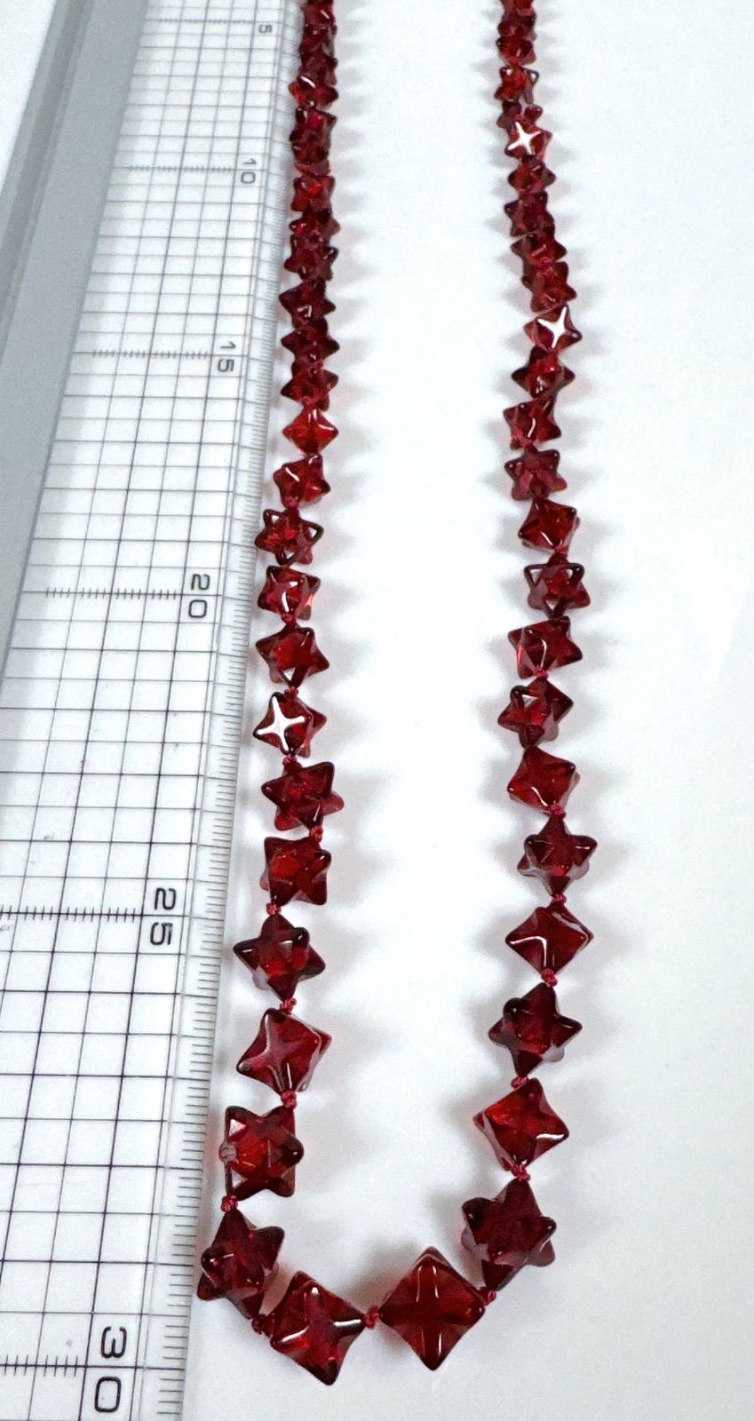 赤琥珀ネックレスレッドアンバーネックレスNO25-2393