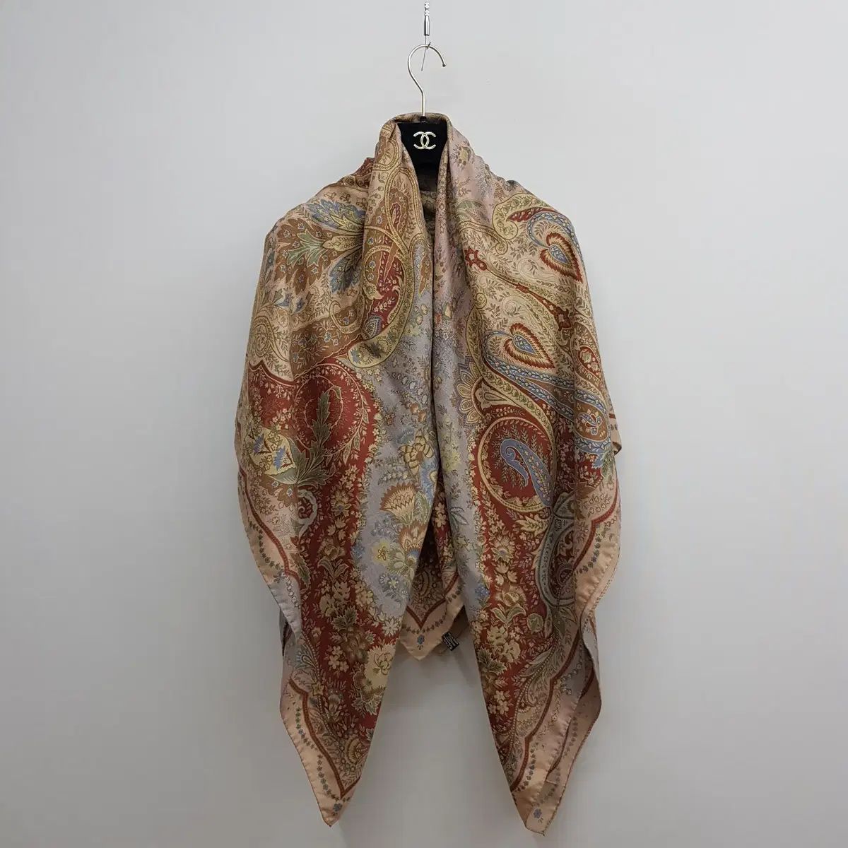 エトロ ETRO ベイズリー シルク カシミア スカーフ