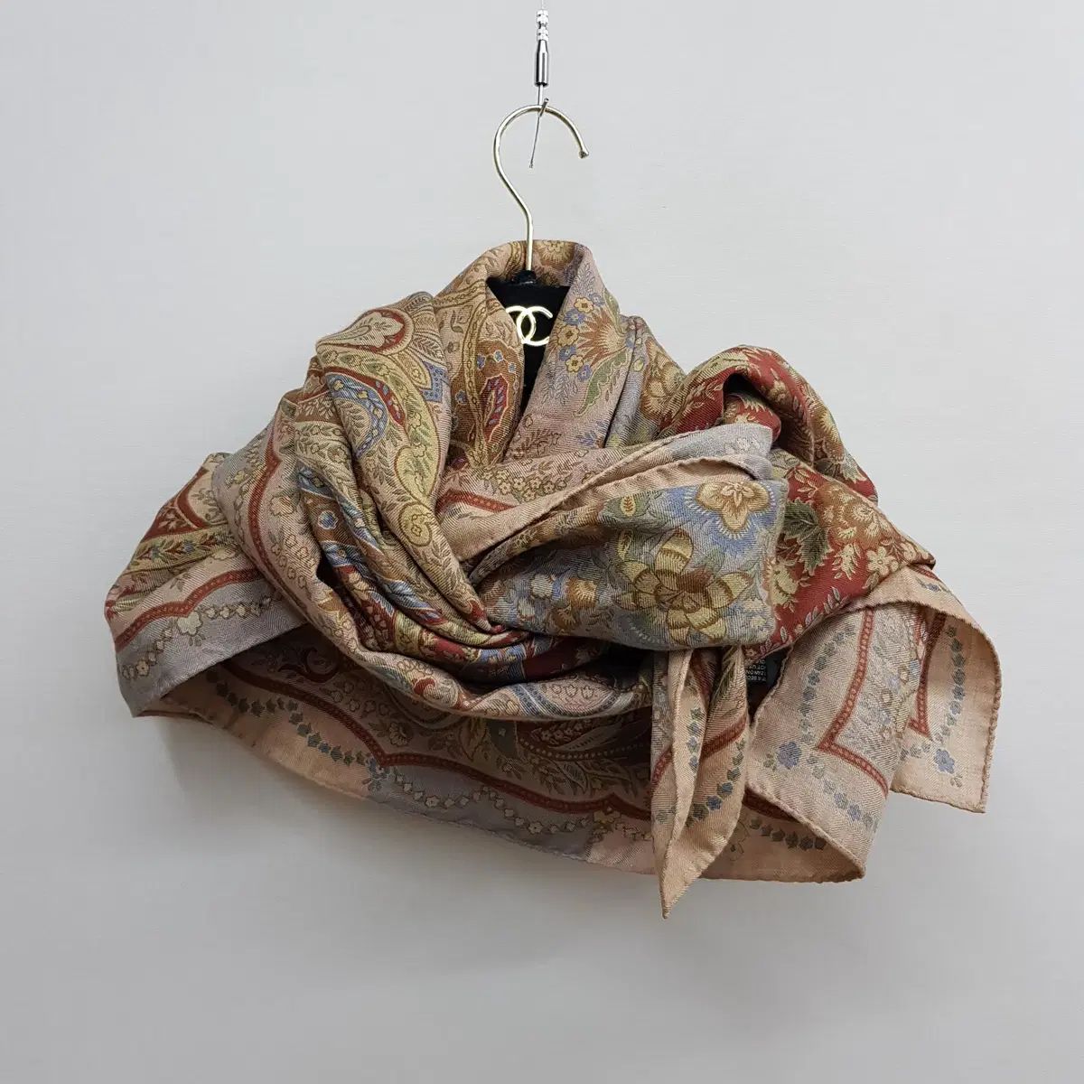 エトロ ETRO ベイズリー シルク カシミア スカーフ