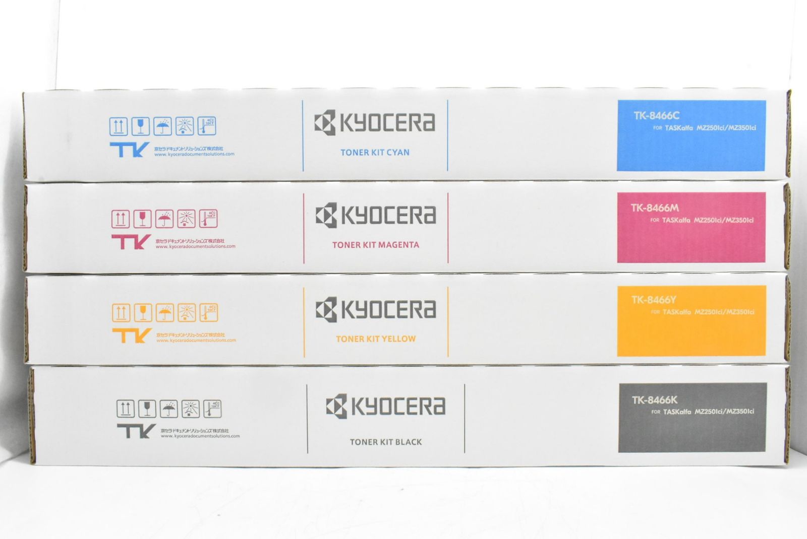 京セラ 純正 トナー TK-8466 4色 シアン マゼンタ イエロー ブラック KYOCERA ITRDZTM0ILSW -N29-byebye