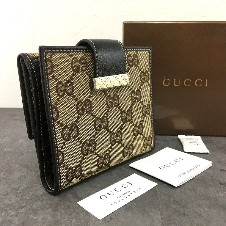 み GUCCI Wホック財布 212090 613