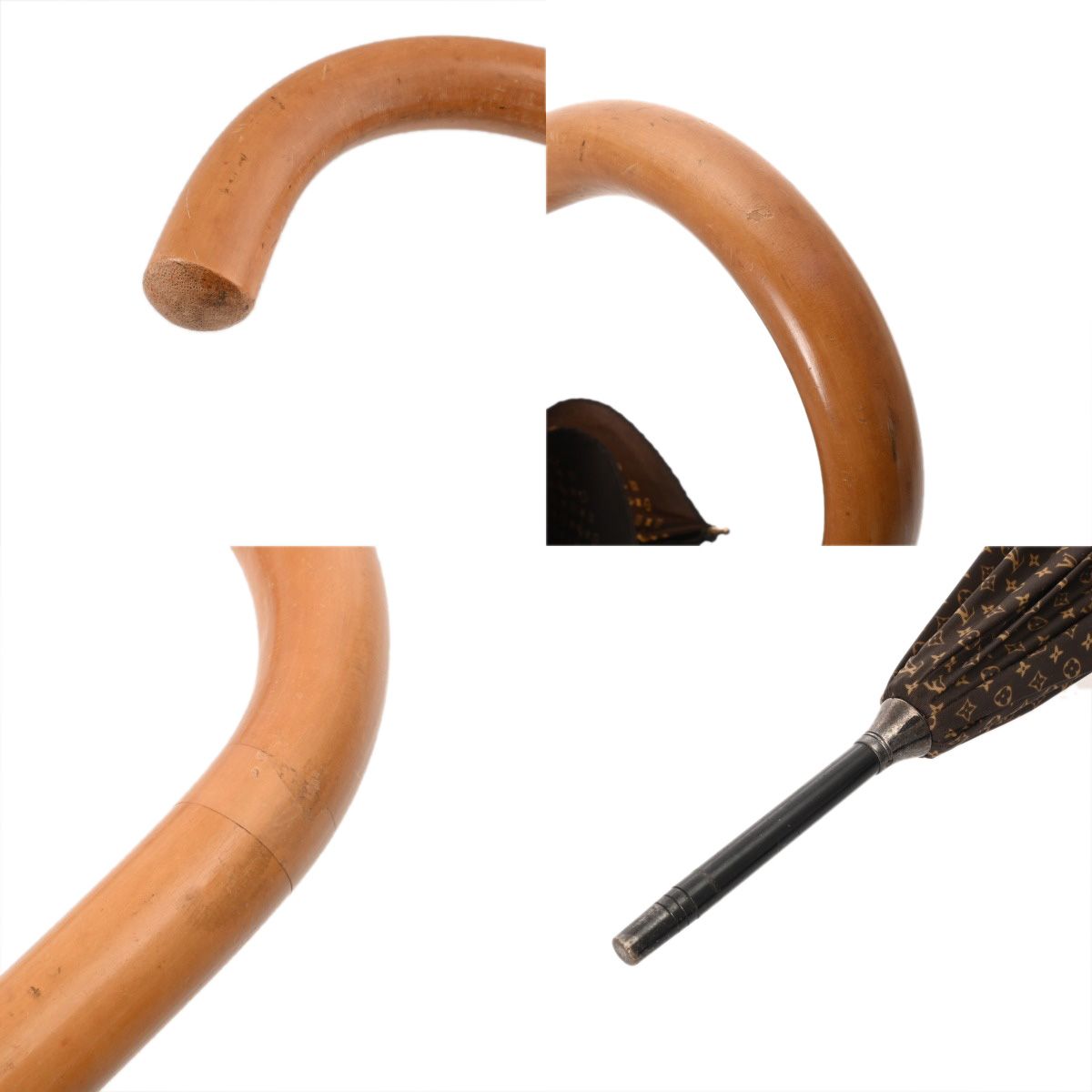 ルイヴィトン モノグラム パラプルュイジブレ 傘 ブラウン M70107 ユニ