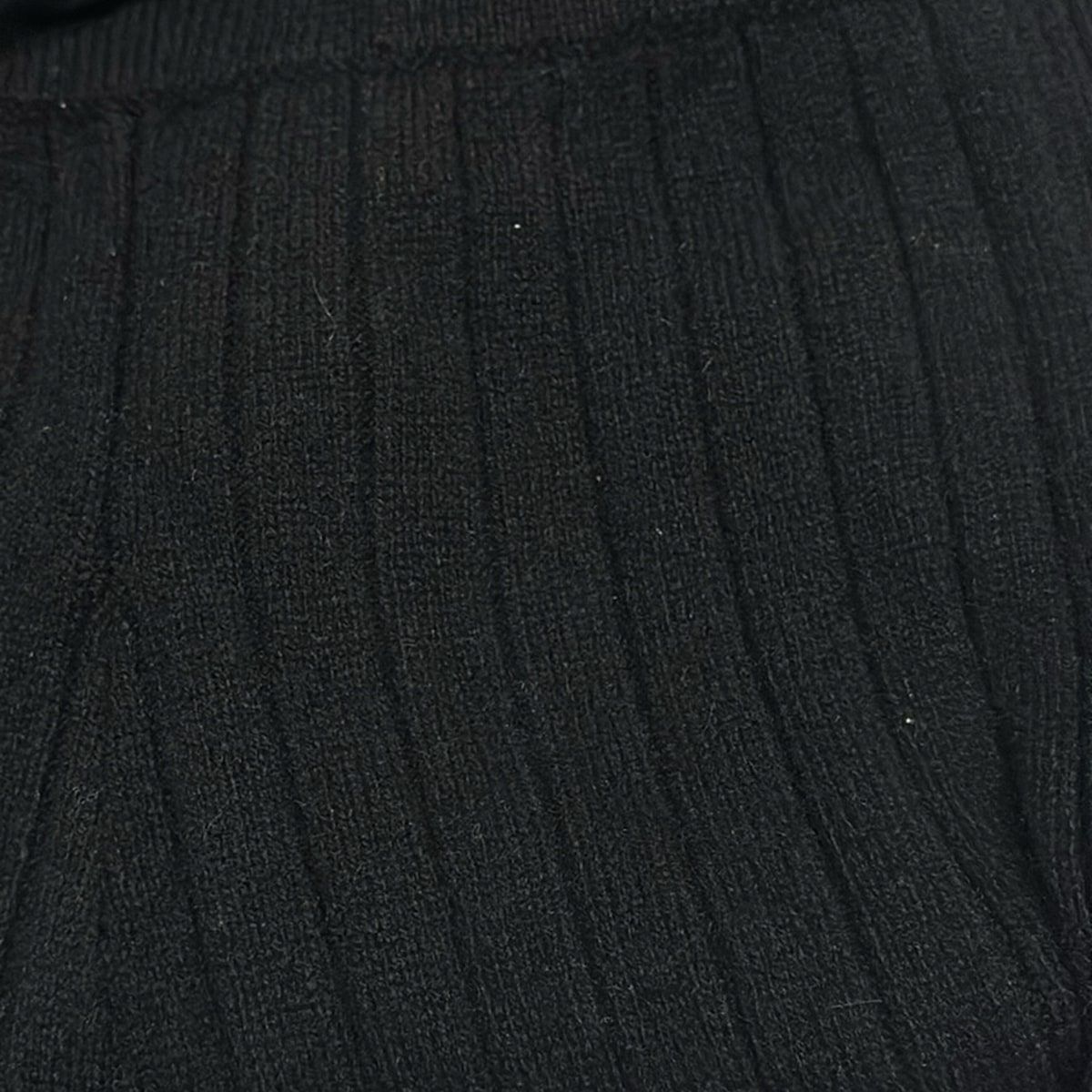  TICCA ティッカ パンツ サイズF レディース - 黒 フルレングス ニット ウエストゴム その他 パンツ