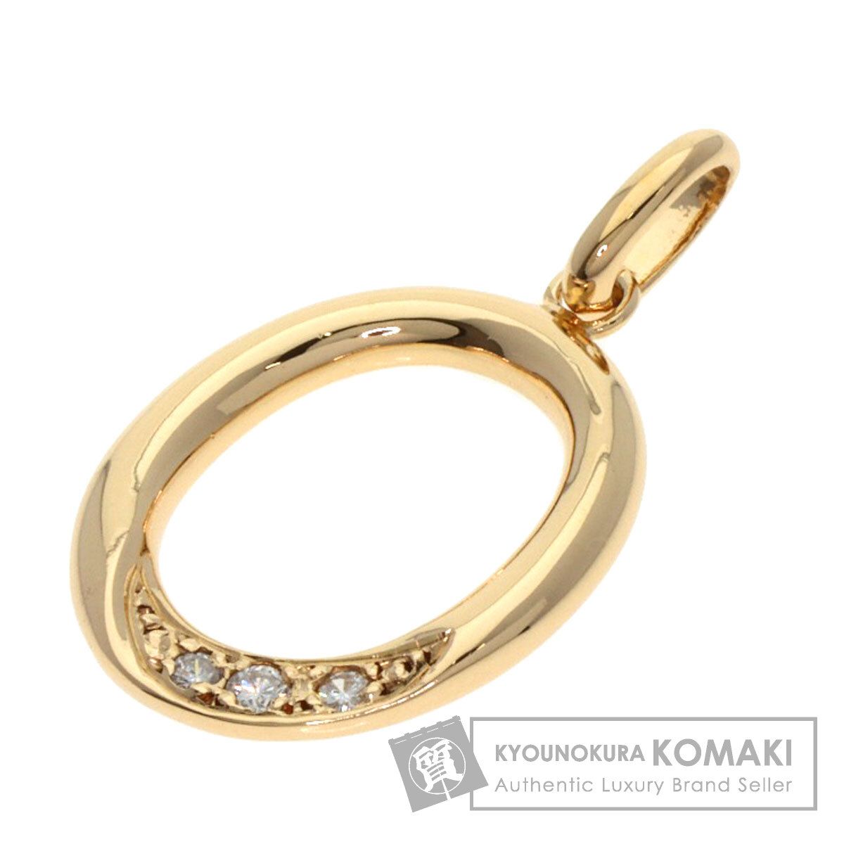 TASAKI タサキ 3P ダイヤモンド ペンダントトップ K14PG レディース