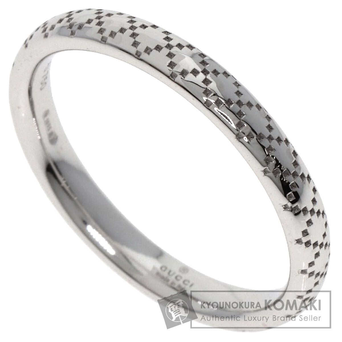 GUCCI グッチ ディアマンティッシマ 10 リング 指輪 K18WG レディース