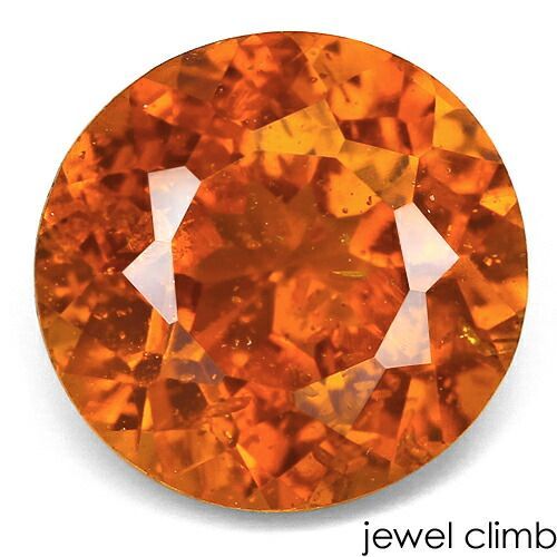 鑑別書付 情熱的なオレンジを放つマンダリン ガーネット 宝石 ルース 1 51CT