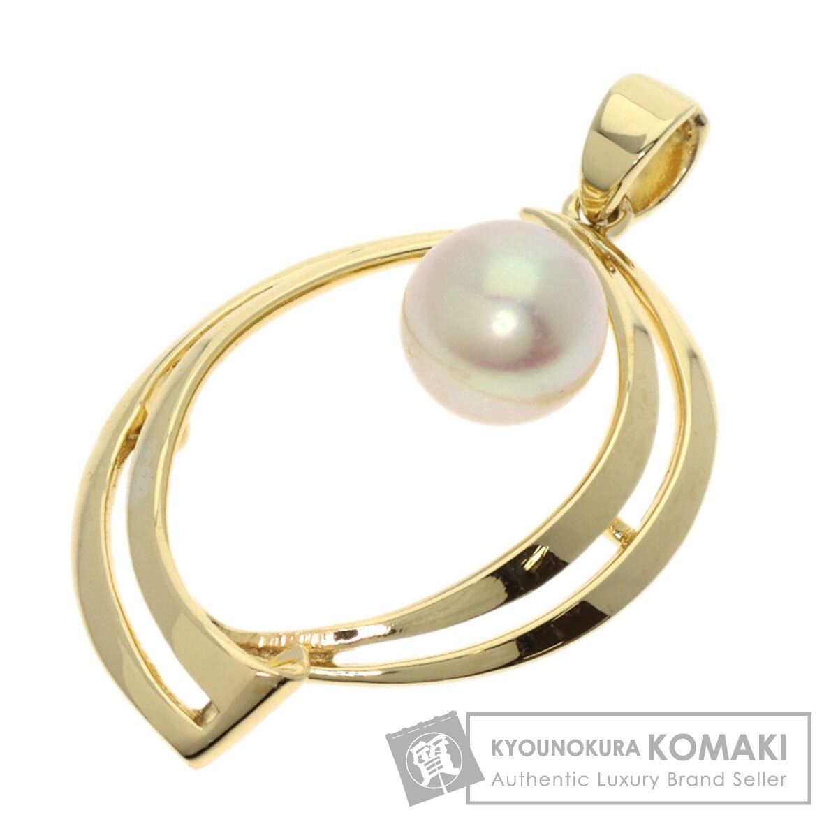 ミキモト パール 真珠 ペンダントトップ K 14 YG レディース