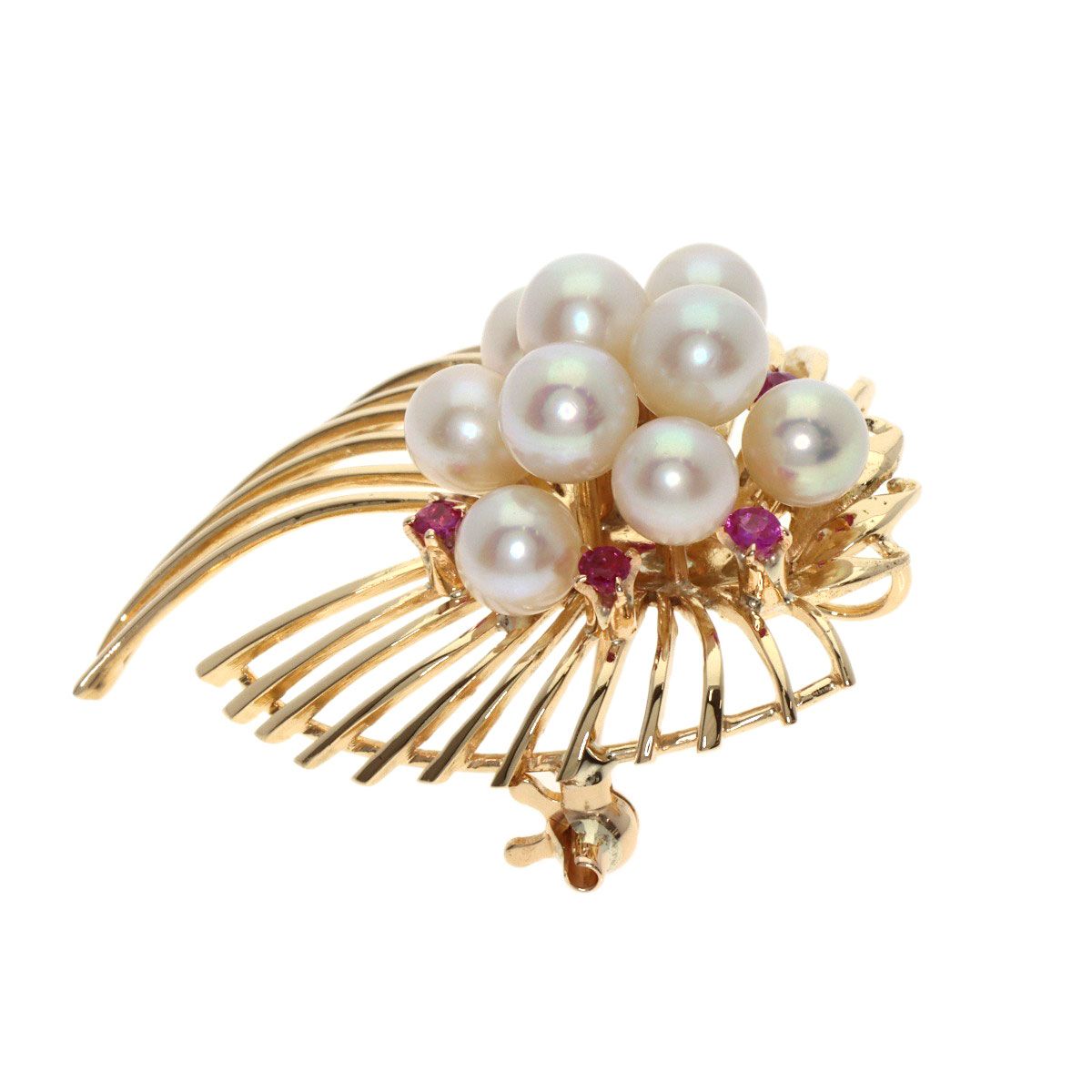 ルビー ブローチ