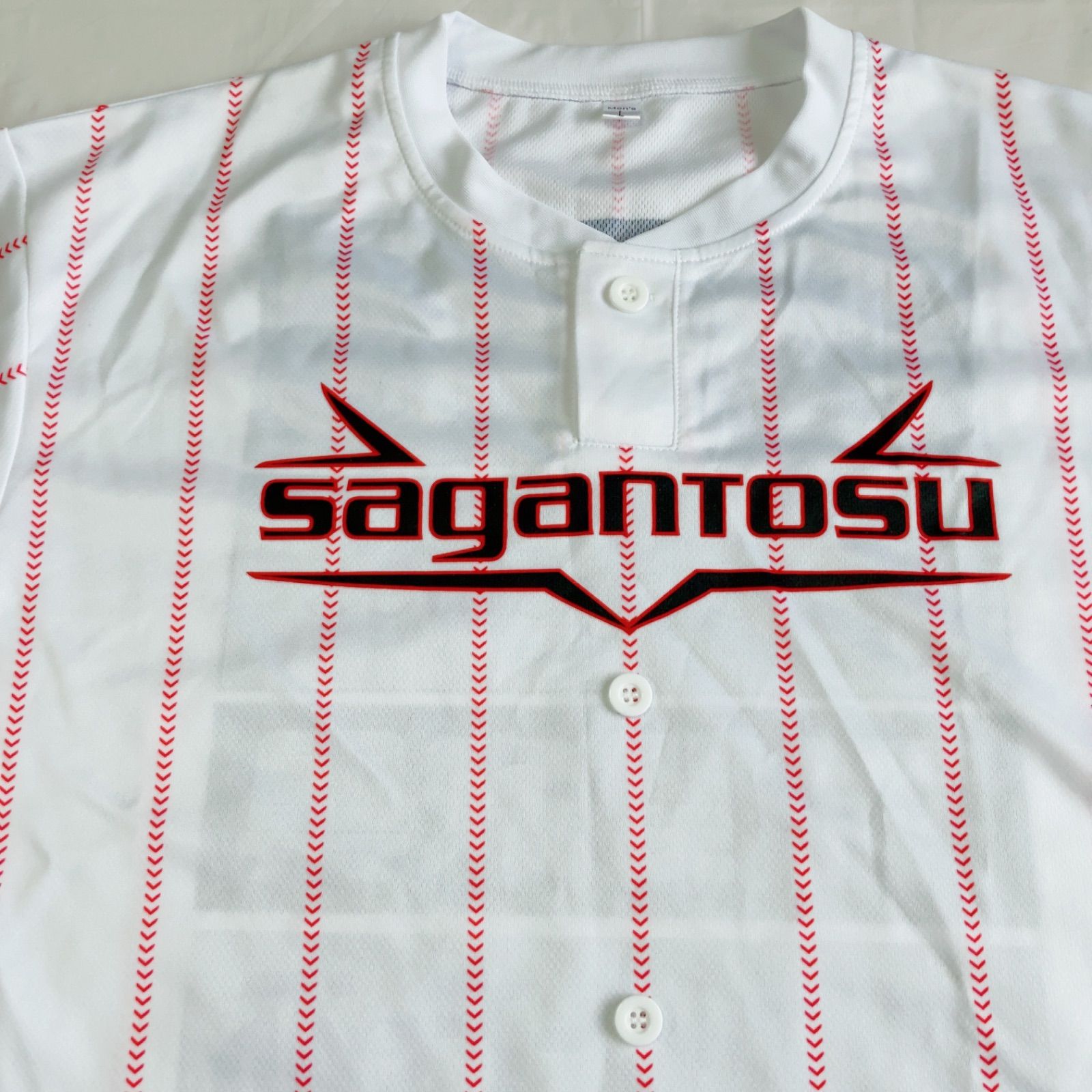 A374 サガン鳥栖 ユニフォーム 白 メンズLサイズ - メルカリ
