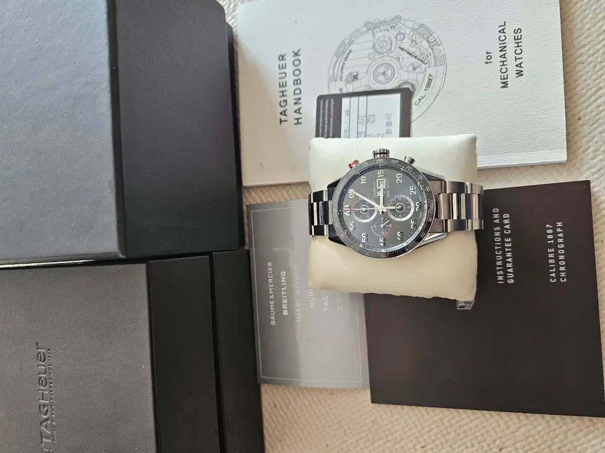 タグ ホイヤー カレラ キャリバー1887 オートマティック A級 グレー