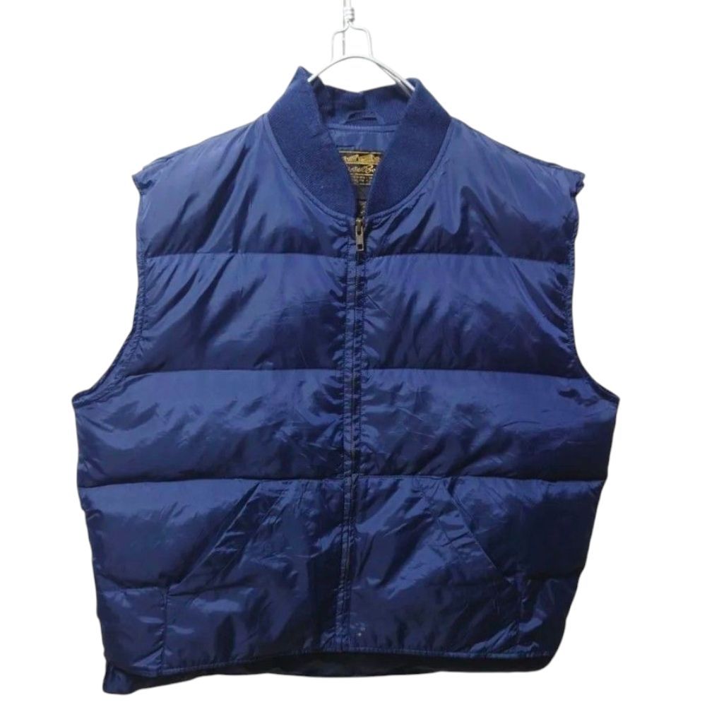 Eddie Bauer 80 s 黒タグ グースダウンベスト A-1578