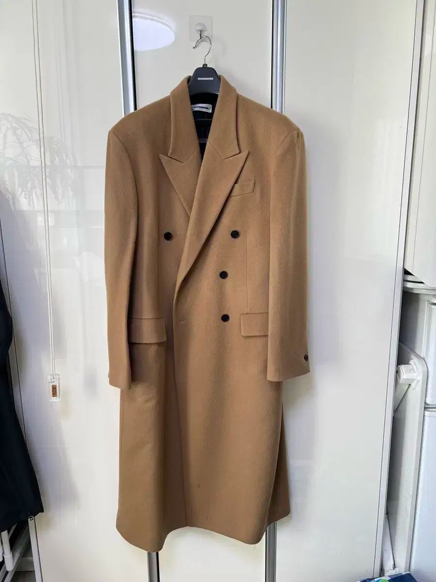 구민성 ダブルコート ベージュ 24FW