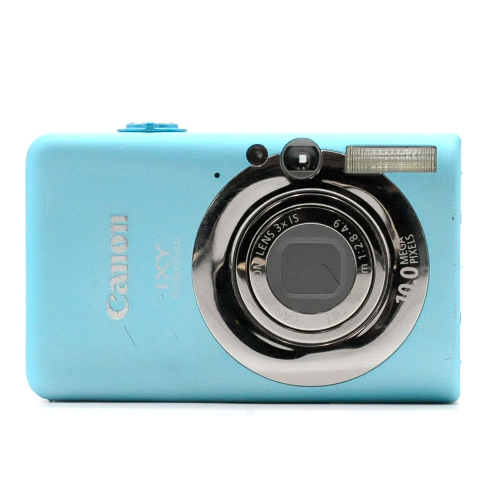Canon キャノン IXY DIGITAL 110 IS ブルー デジタルカメラ 動作良好 やや傷汚れあり