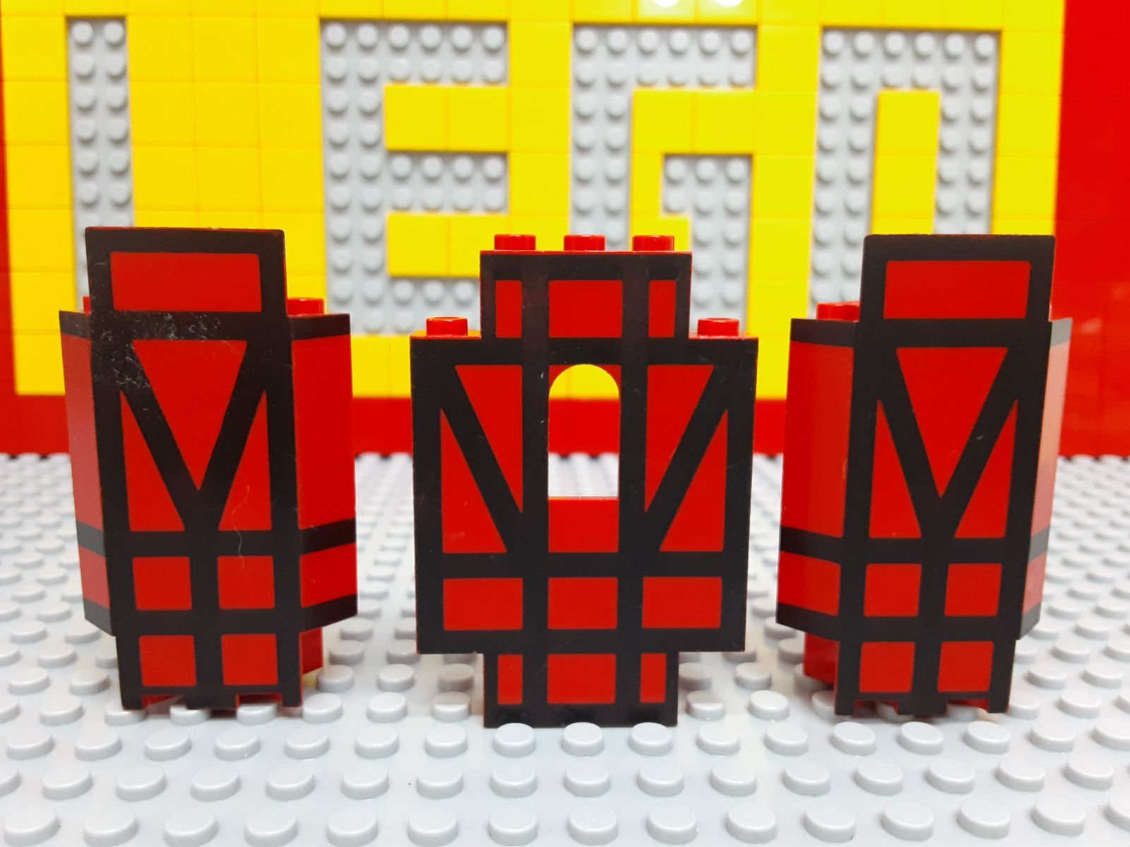 城壁 レゴ お城パーツ 壁 赤色 石壁 レンガ造り 中世ヨーロッパ LEGO 6067 騎士の休憩所など