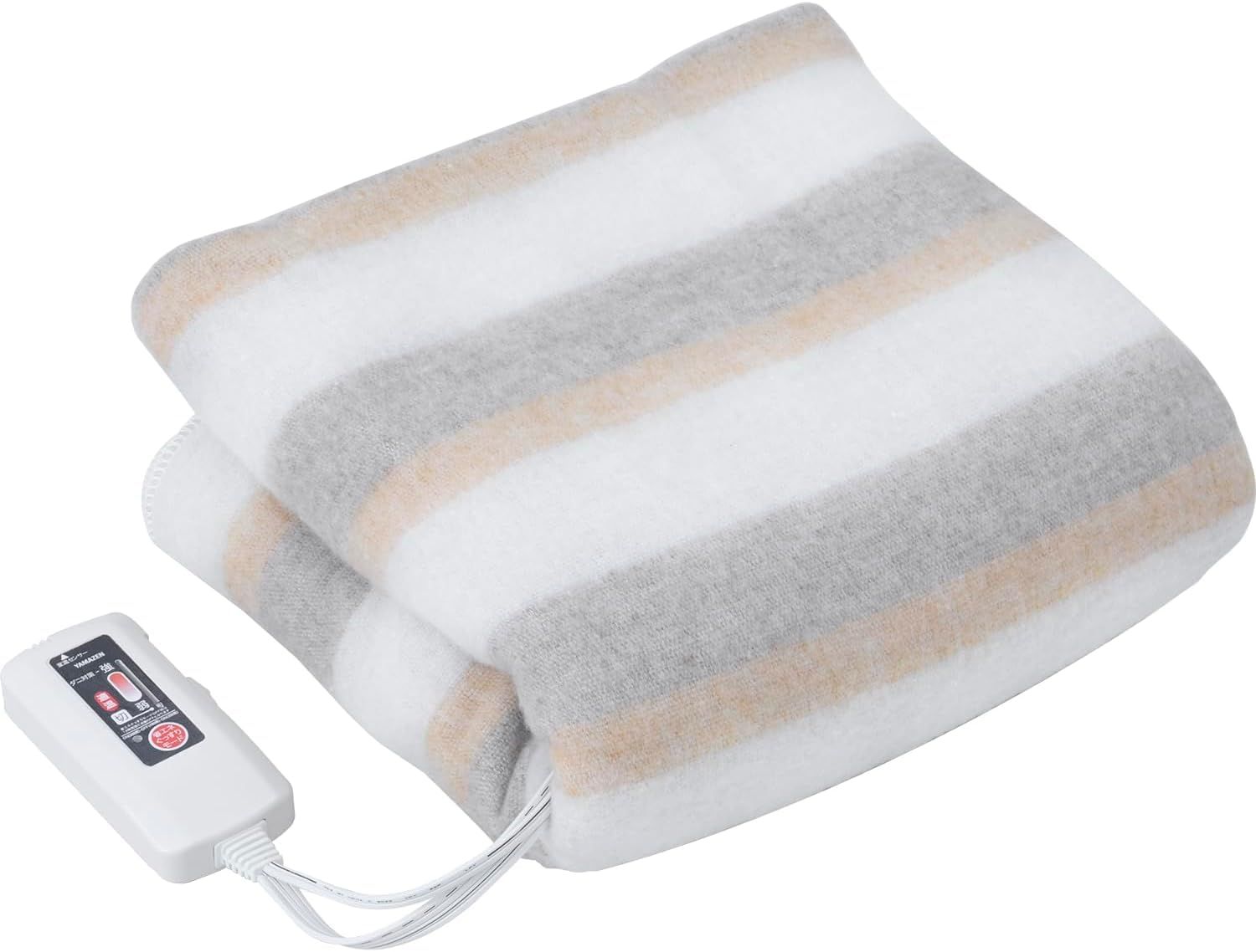 山善 電気毛布 掛け 敷き 兼用 洗える タイマー付き 省エネ 抗菌 防臭 ダニ対策機能 室温センサー YMK-PTS 61