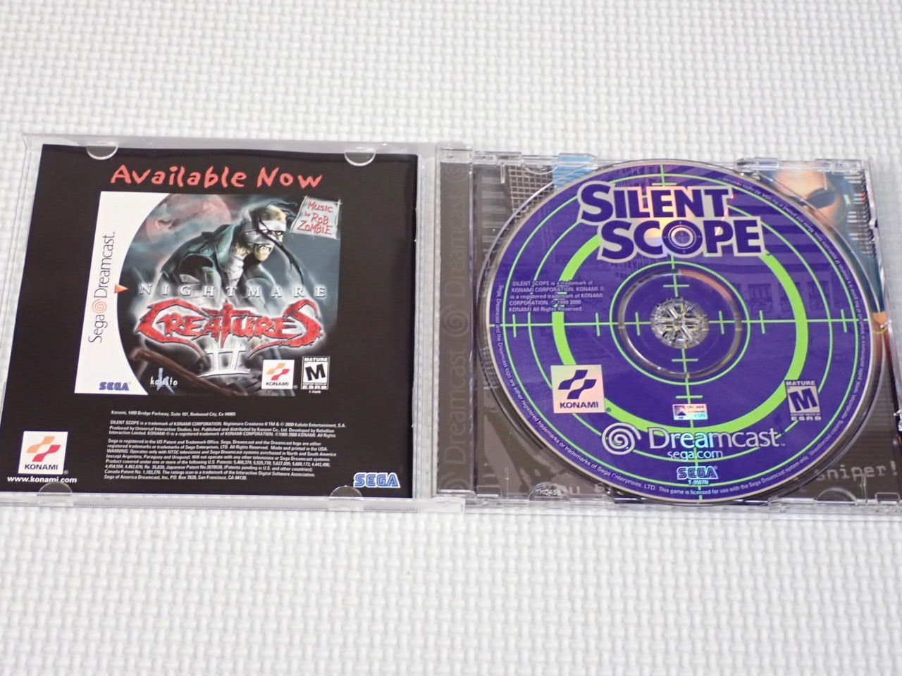 DC☆SILENT SCOPE 海外版 北米版 ドリームキャスト☆箱付・説明書付