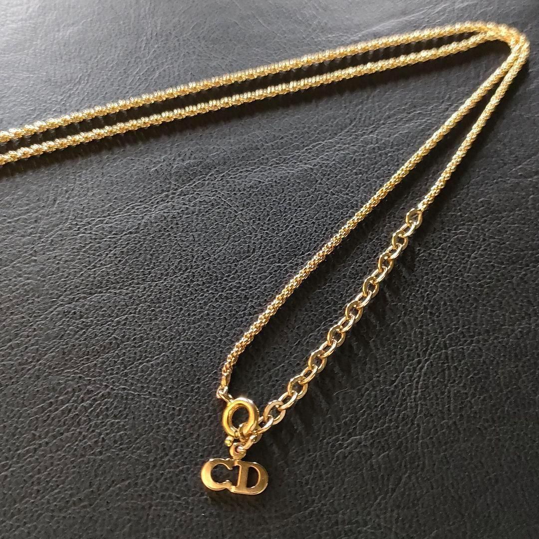 707-14 極美品 Christian Dior クリスチャン ディオール ネックレス
