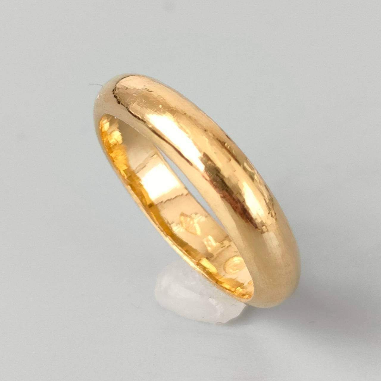 24金 K24 男女兼用 造幣局 甲丸リング 5.92g 11号 D483