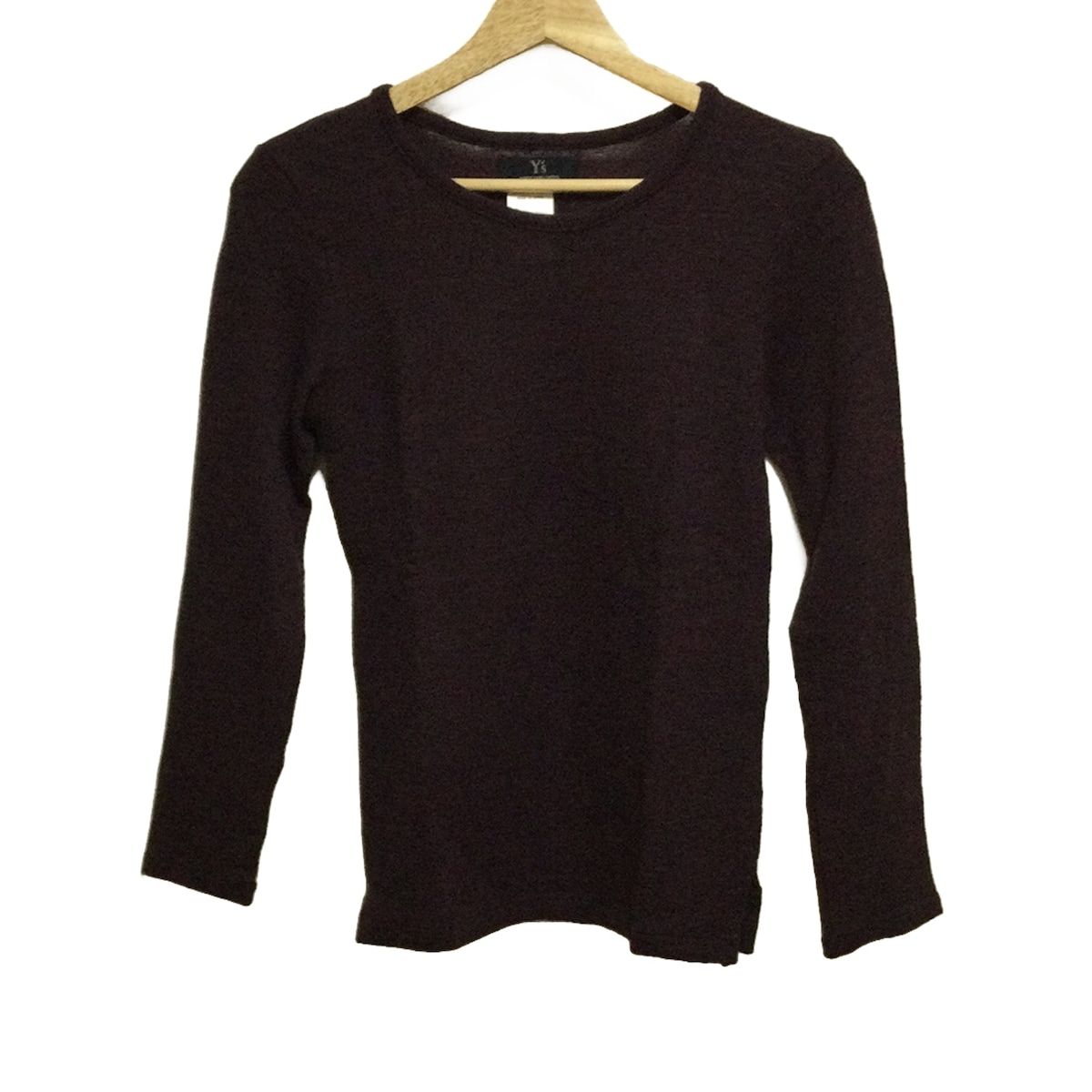 Y s ワイズ 長袖セーター サイズ3 L レディース - パープル クルーネック