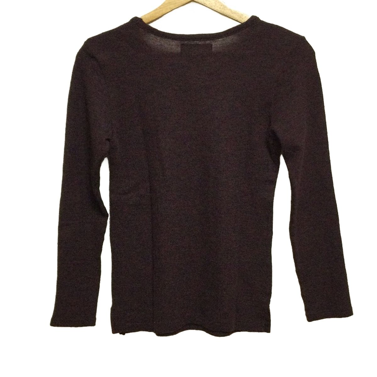 Y s ワイズ 長袖セーター サイズ3 L レディース - パープル クルーネック