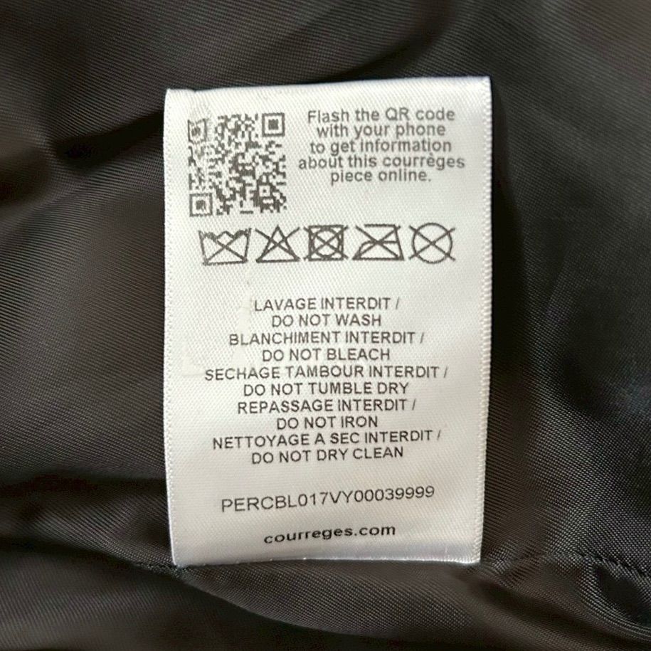 極美品】Courrges クレージュ シャイニービニールジャケット