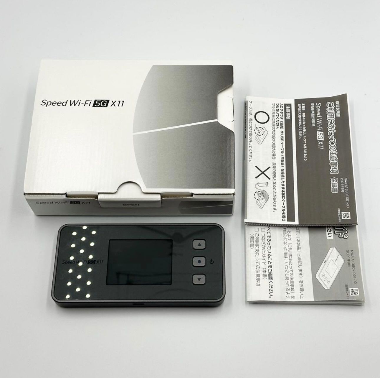 未使用に近い✨️】Speed Wi-Fi 5G X11 モバイルルーター - メルカリ