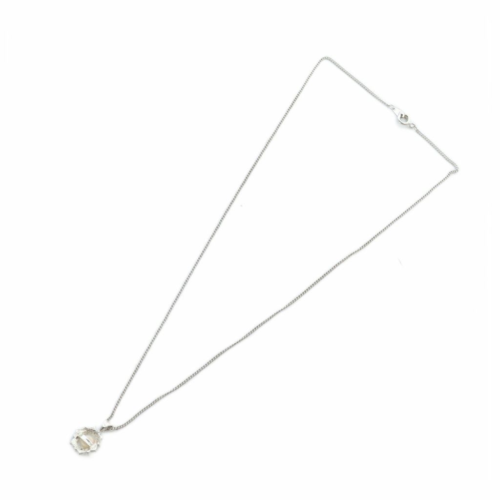 ノーブランド品 ネックレス イヤリング パールネックレス パール 真珠 5 mm シルバー色 GY 18 MQ