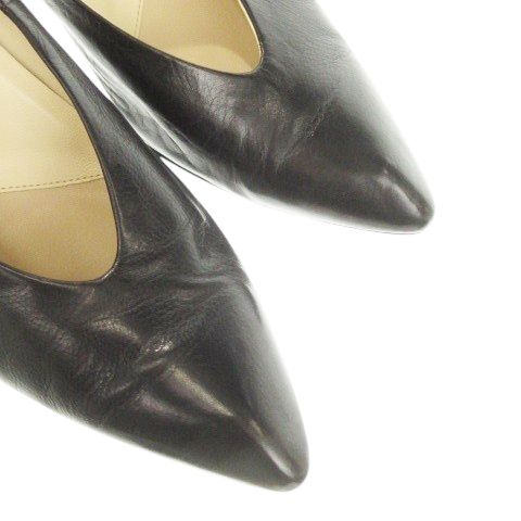 新品・未使用【YOSHITO】型押しパンプス/ポインテッドトゥ✨Vカット 本革✨ ヨシト YOSHITO パンプス Vカット ポインテッドトゥ ミドルヒール
