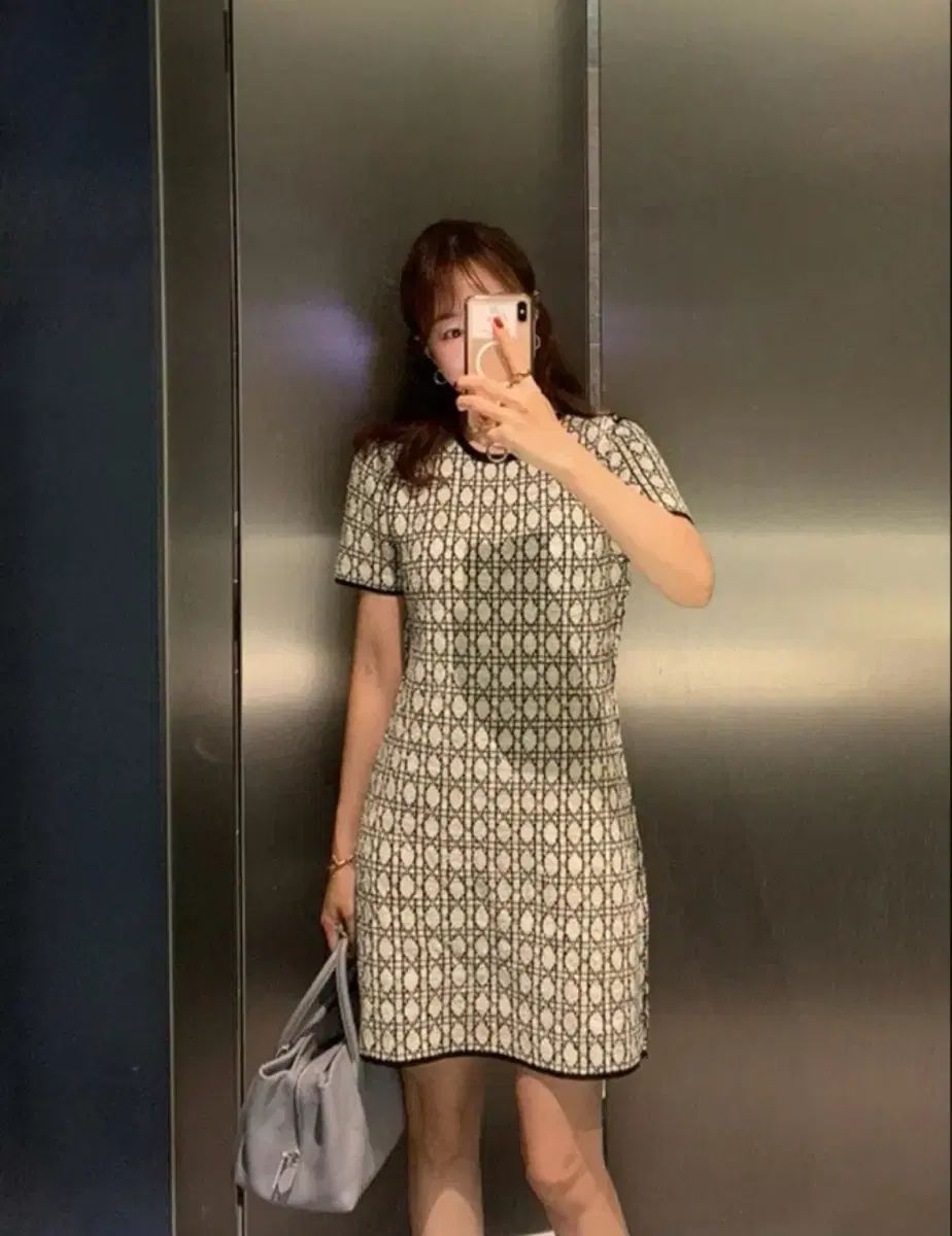 アクスタリエ ク リバーシブル ニット ドレス