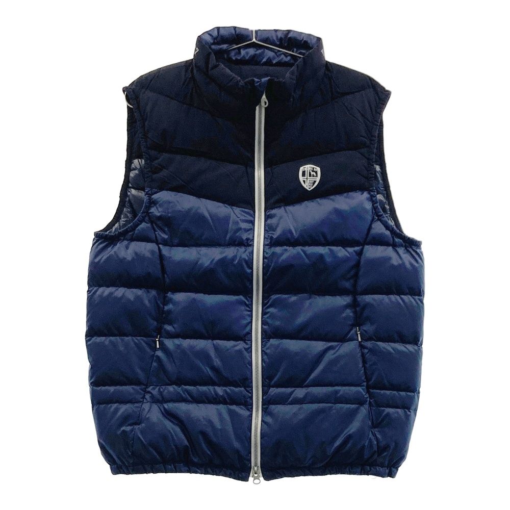 サイズ 48 ADABAT アダバット ダウンベスト 総柄 ネイビー系 240101400721 ゴルフウェア メンズ ストスト